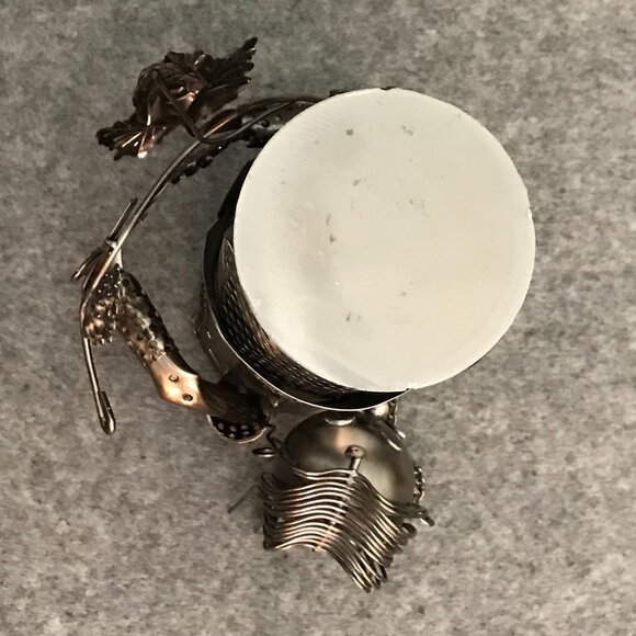 Metal Sculpture Wine Bottle Holder - Picture 7 of 7